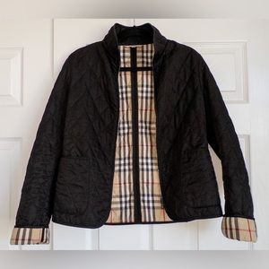 BURBERRY Black Diamond Quilted Coat